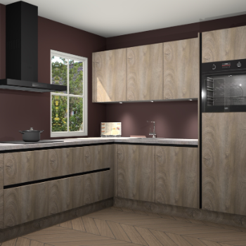 Cantaro eiken greeploze keuken Leeds 84198