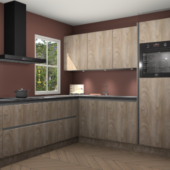 Cantaro eiken greeploze keuken Leeds 84204