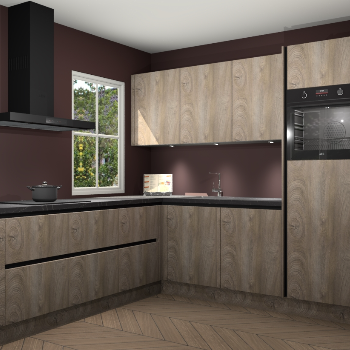 Cantaro eiken greeploze keuken Leeds 84208