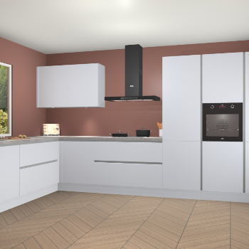 Sneeuwwitte greeploze keuken Debrecen 69568