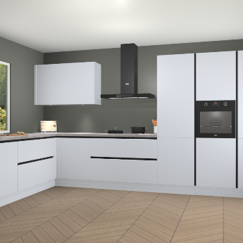 Sneeuwwitte greeploze keuken Debrecen 70409