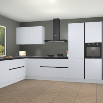 Sneeuwwitte greeploze keuken Debrecen 70410