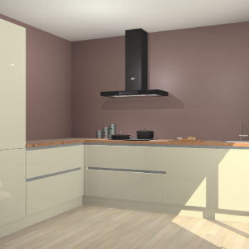 Magnolia hoogglans greeploze keuken Antibes 63133