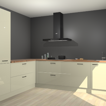 Magnolia hoogglans keuken Antibes 63135