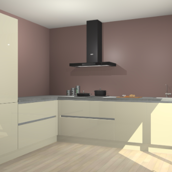 Magnolia hoogglans greeploze keuken Antibes 63149