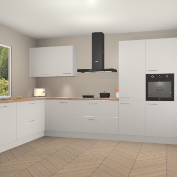 Zijdegrijze keuken Debrecen 69541