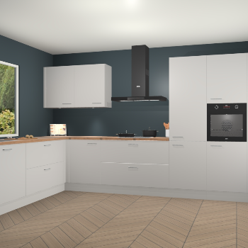 Zijdegrijze keuken Debrecen 69542