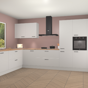 Zijdegrijze keuken Debrecen 69544