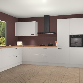 Zijdegrijze keuken Debrecen 69545