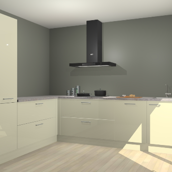 Magnolia hoogglans keuken Antibes 63180