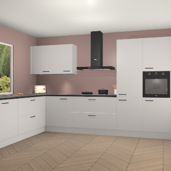 Zijdegrijze keuken Debrecen 70012