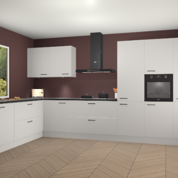 Zijdegrijze keuken Debrecen 70013