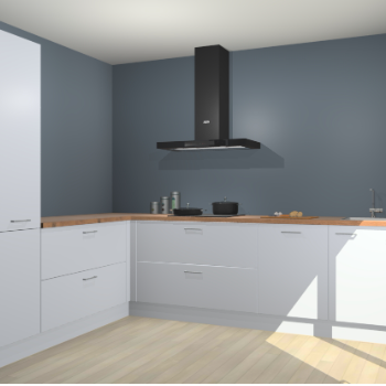 Sneeuwwitte keuken Antibes 62003