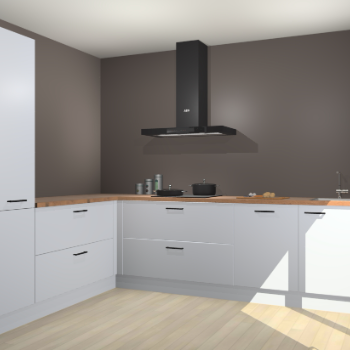 Sneeuwwitte keuken Antibes 62005