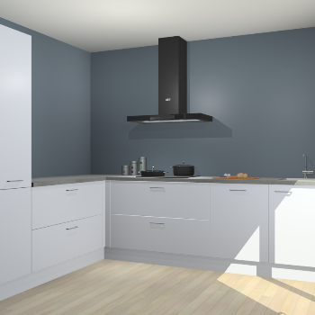 Sneeuwwitte keuken Antibes 62015