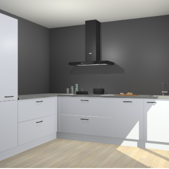 Sneeuwwitte keuken Antibes 62018