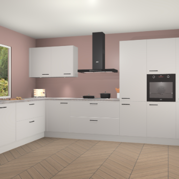 Zijdegrijze keuken Debrecen 70024