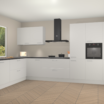 Zijdegrijze keuken Debrecen 70027