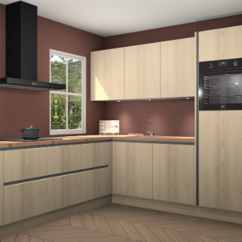 Vuren greeploze keuken Leeds 84372