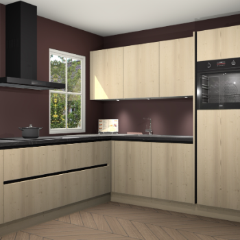 Vuren greeploze keuken Leeds 84740