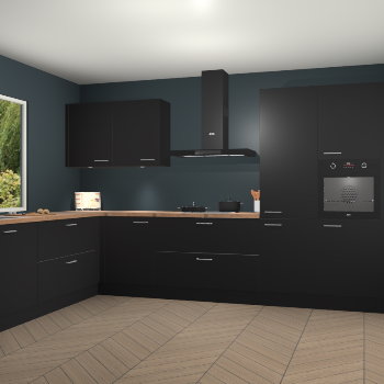 Zwarte keuken Debrecen 69598