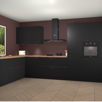 Zwarte keuken Debrecen 69602