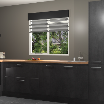 Beton Zwarte keuken Luzern 61858