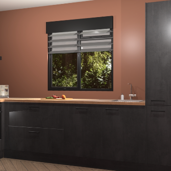 Beton Zwarte keuken Luzern 61861