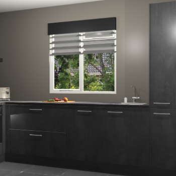 Beton Zwarte keuken Luzern 61896