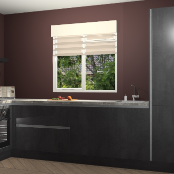 Beton Zwarte greeploze keuken Luzern 61910