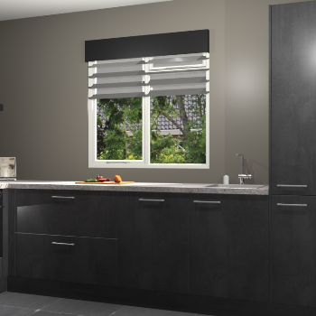 Beton Zwarte keuken Luzern 61948