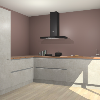 Beton Opal greeploze keuken Antibes 62326