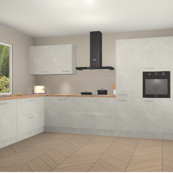 Beton Opal keuken Debrecen 70235