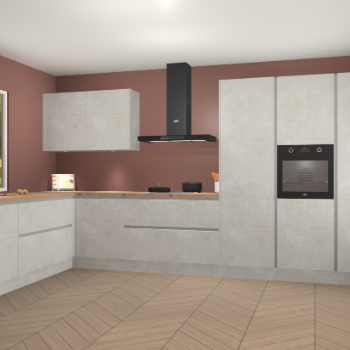 Beton Opal greeploze keuken Debrecen 70239