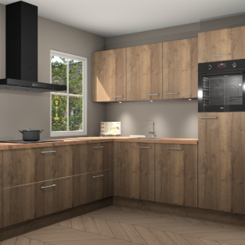 Chocolade eiken keuken Leeds 85121