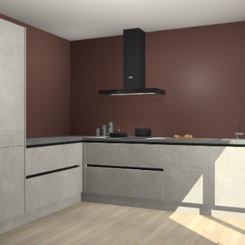 Beton Opal greeploze keuken Antibes 62414