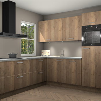 Chocolade eiken keuken Leeds 85127