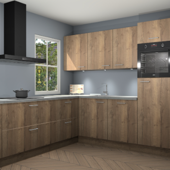 Chocolade eiken keuken Leeds 85128