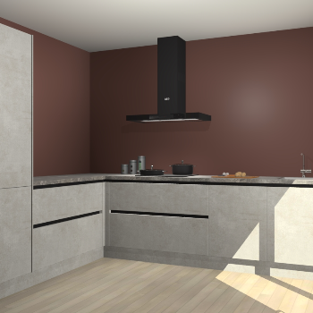 Beton Opal greeploze keuken Antibes 62429