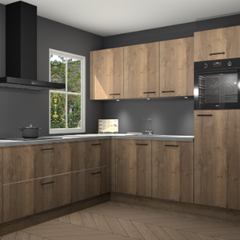 Chocolade eiken keuken Leeds 85130