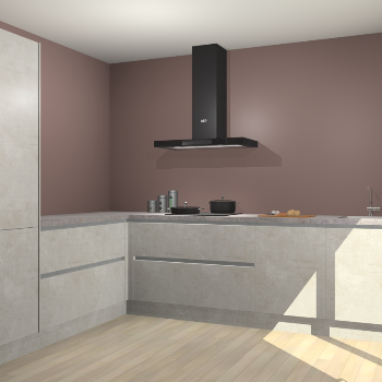 Beton Opal greeploze keuken Antibes 62470