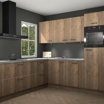 Chocolade eiken keuken Leeds 85131