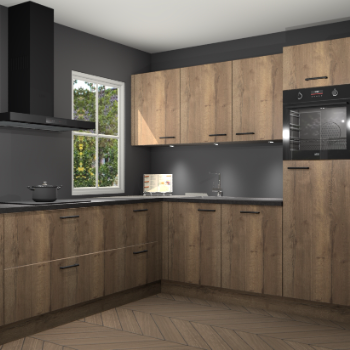 Chocolade eiken keuken Leeds 85136