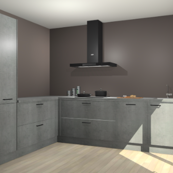 Beton Parelgrijs keuken Antibes 62559