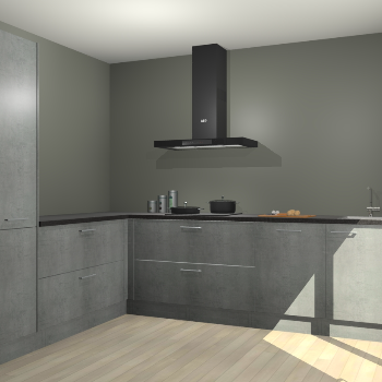 Beton Parelgrijs keuken Antibes 62562