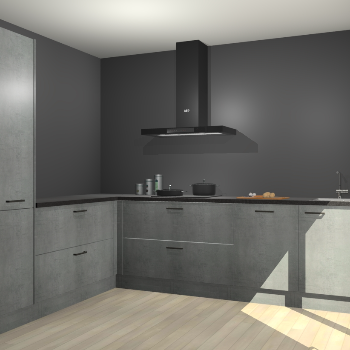 Beton Parelgrijs keuken Antibes 62566