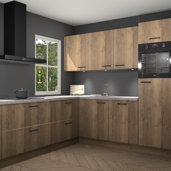 Chocolade eiken keuken Leeds 85150