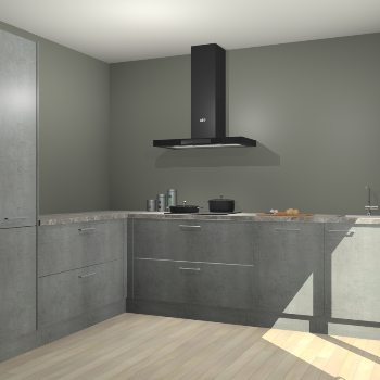 Beton Parelgrijs keuken Antibes 62612