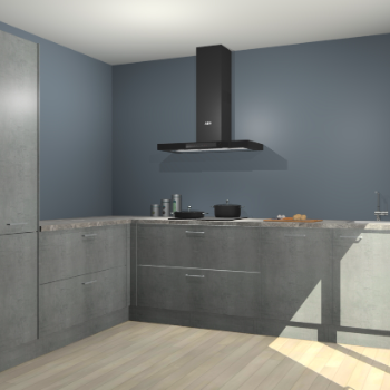 Beton Parelgrijs keuken Antibes 62613