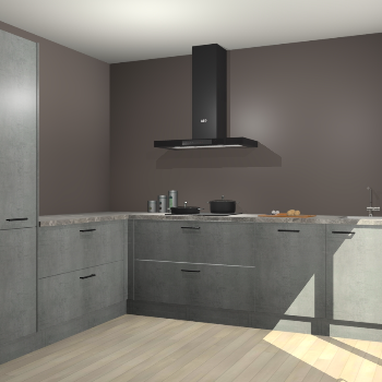 Beton Parelgrijs keuken Antibes 62615